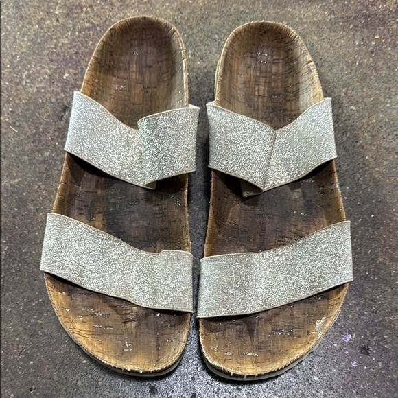 Birkenstock Sandals with Glitter Straps - Picture 1 of 5